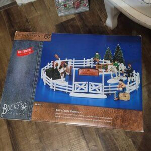Department 56 Buck's County Stables set of 9 56.55112